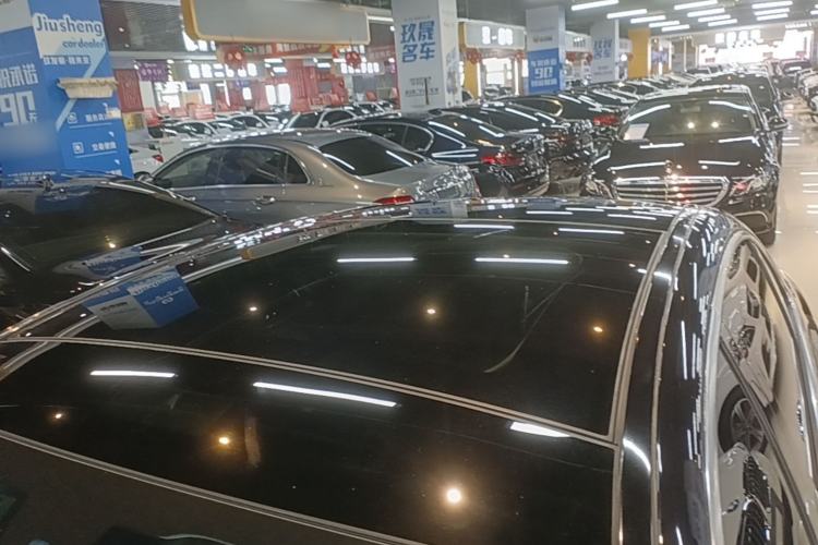 Used Mercedes-Benz E-Class New Energy 2022 Second Facelift E 350 e L Plug-in Hybrid Sedan Roof