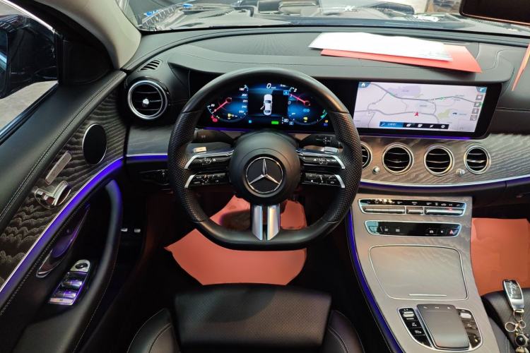 Used Mercedes-Benz E-Class New Energy 2022 Restyled E 350 e L Plug-in Hybrid Sports Sedan Steering Wheel