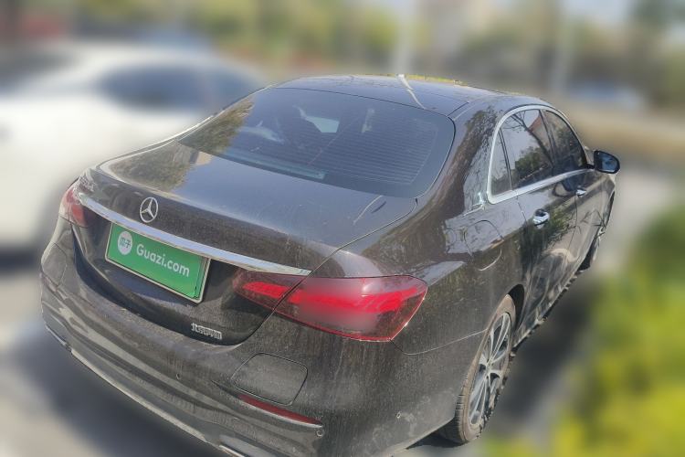 Used Mercedes-Benz E-Class New Energy 2022 Restyled E 350 e L Plug-in Hybrid Sports Sedan Rear Right 45 Deg