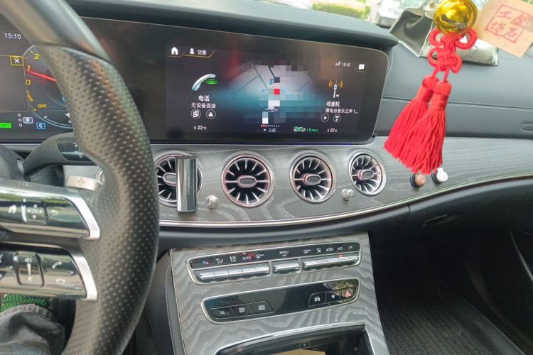 Used Mercedes-Benz E-Class New Energy 2022 Restyled E 350 e L Plug-in Hybrid Sports Sedan Audio And AC Panel