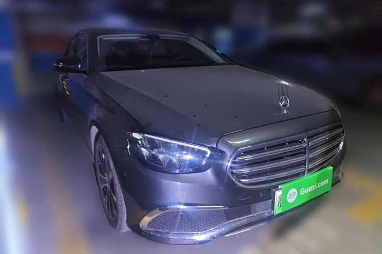 Used Mercedes-Benz E-Class New Energy 2022 Restyled E 350 e L Plug-in Hybrid Sedan Front Right 45 Deg