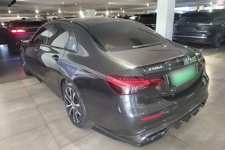 Used Mercedes-Benz E-Class New Energy 2022 Restyled E 350 e L Plug-in Hybrid Sports Sedan Rear Left 45 Deg
