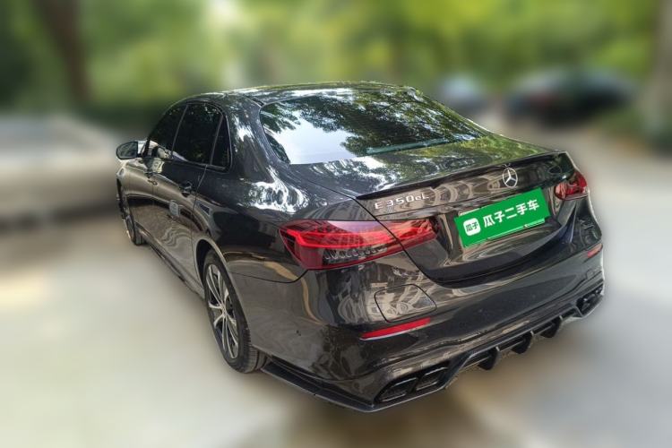 Used Mercedes-Benz E-Class New Energy 2022 Restyled E 350 e L Plug-in Hybrid Sports Sedan Rear Left 45 Deg