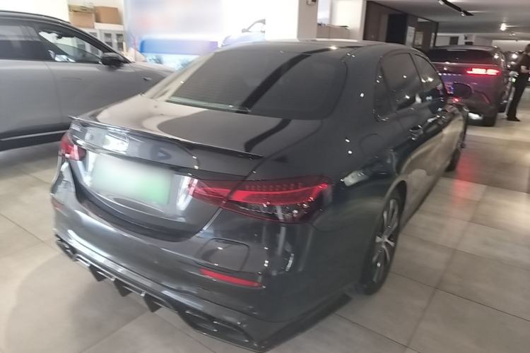 Used Mercedes-Benz E-Class New Energy 2022 Restyled E 350 e L Plug-in Hybrid Sports Sedan Rear Right 45 Deg