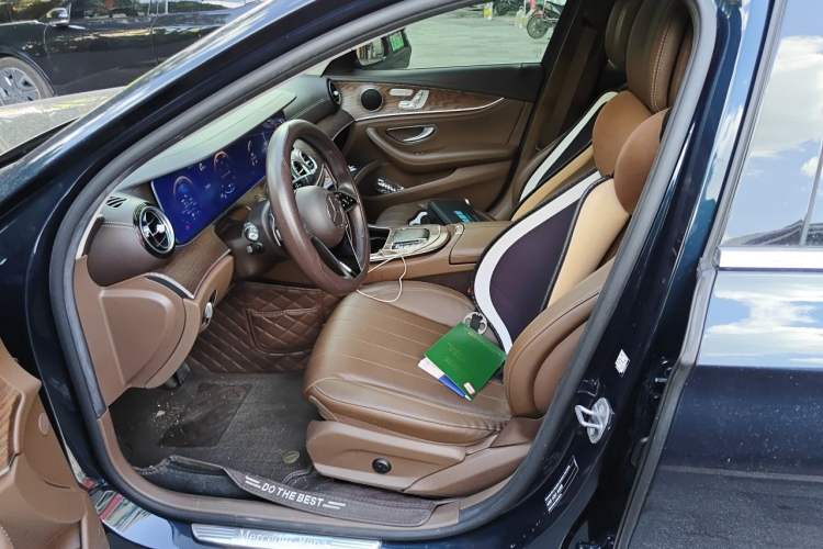 Used Mercedes-Benz E-Class New Energy 2022 E 350 e L Plug-in Hybrid Sedan Left Front Seat