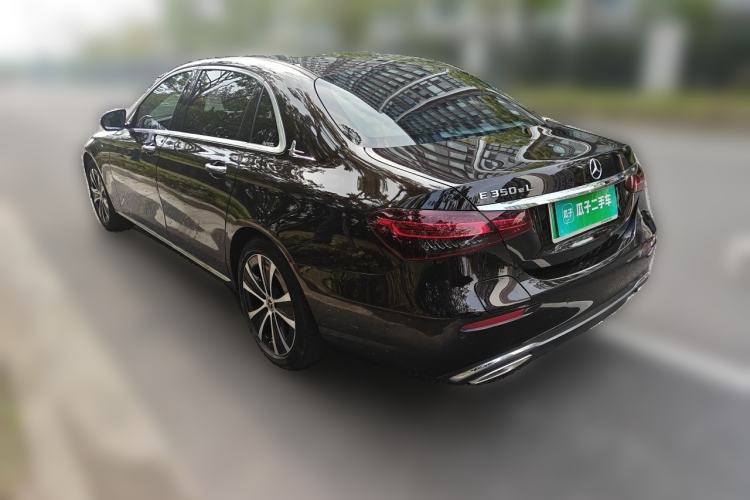 Used Mercedes-Benz E-Class New Energy 2022 E 350 e L Plug-in Hybrid Sedan Rear Left 45 Deg