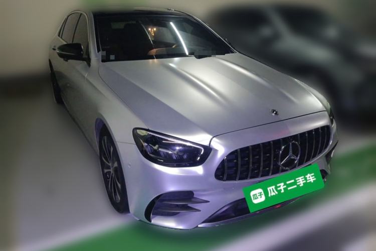 Used Mercedes-Benz E-Class New Energy 2022 Restyled E 350 e L Plug-in Hybrid Sports Sedan Front Right 45 Deg