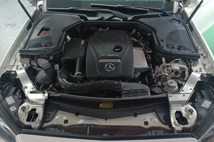 Used Mercedes-Benz E-Class New Energy 2022 Facelift E 350 e L Plug-in Hybrid Sedan Engine Bay