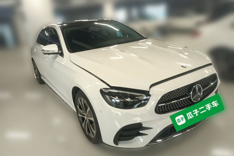 Used Mercedes-Benz E-Class New Energy 2022 Restyled E 350 e L Plug-in Hybrid Sports Sedan Front Right 45 Deg