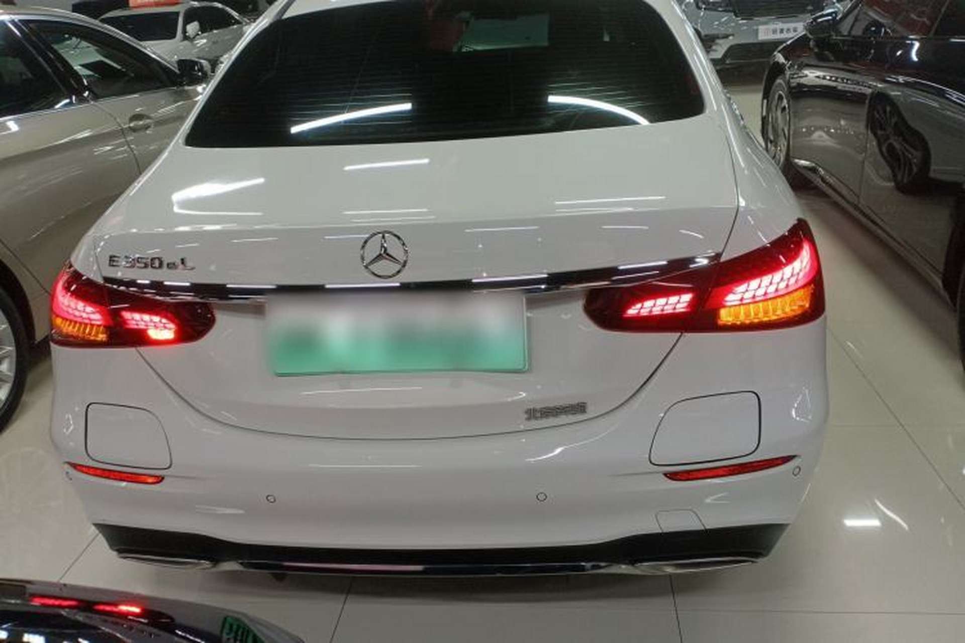 Used Mercedes-Benz E-Class New Energy 2022 Restyled E 350 e L Plug-in Hybrid Sports Sedan Rear