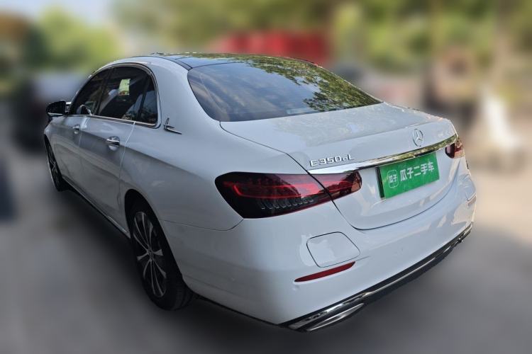 Used Mercedes-Benz E-Class New Energy 2022 Second Facelift E 350 e L Plug-in Hybrid Sedan Rear Left 45 Deg