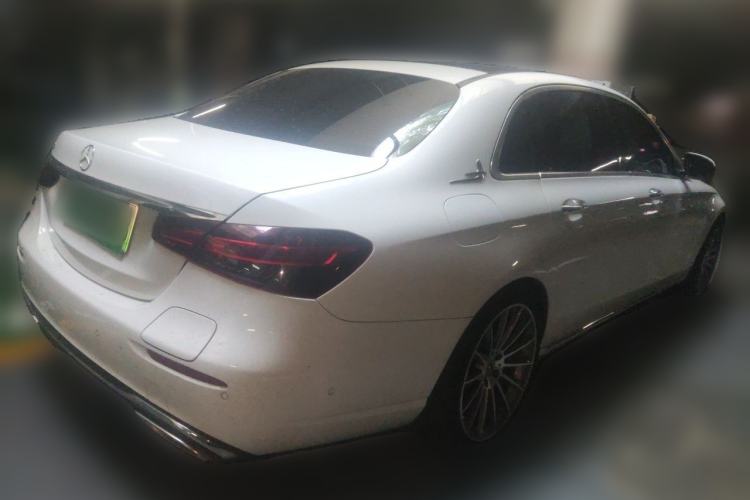 Used Mercedes-Benz E-Class New Energy 2022 Second Facelift E 350 e L Plug-in Hybrid Sedan Rear Right 45 Deg