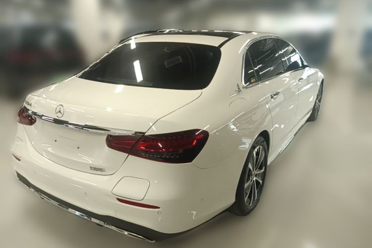 Used Mercedes-Benz E-Class New Energy 2022 Restyled E 350 e L Plug-in Hybrid Sports Sedan Rear Right 45 Deg