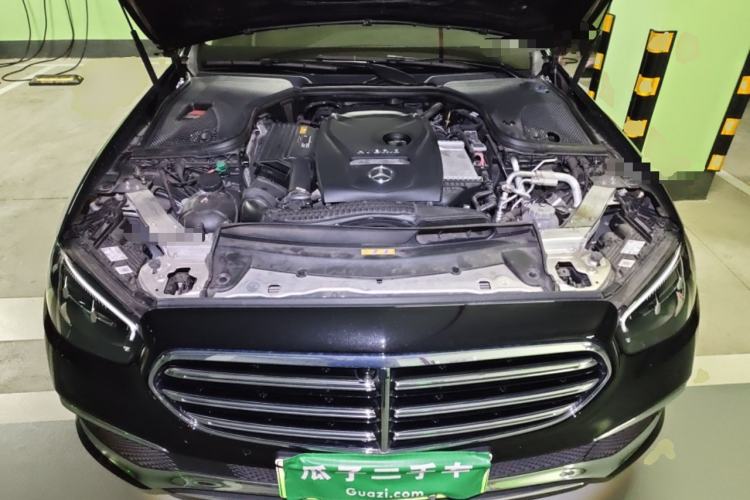 Used Mercedes-Benz E-Class New Energy 2023 E 350 e L Plug-in Hybrid Sedan Engine Bay