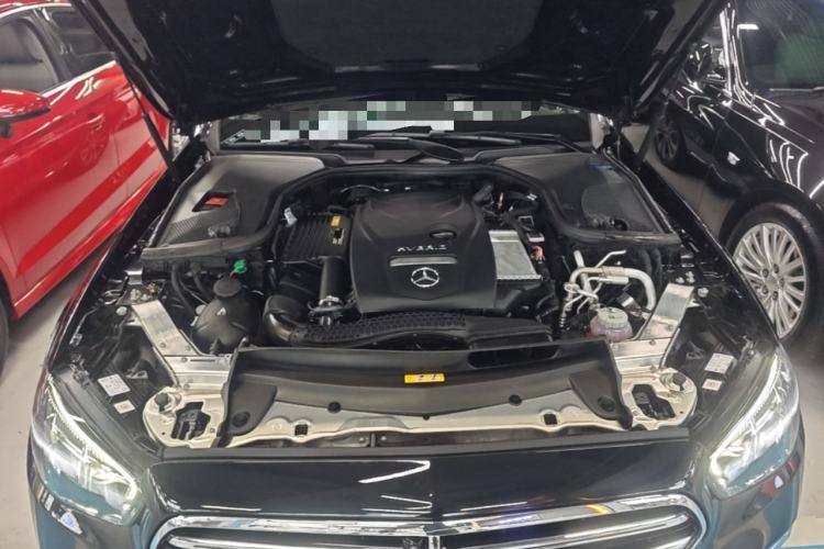 Used Mercedes-Benz E-Class New Energy 2023 E 350 e L Plug-in Hybrid Sedan Engine Bay