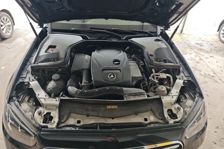 Used Mercedes-Benz E-Class New Energy 2023 E 350 e L Plug-in Hybrid Sedan Engine Bay