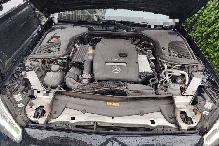 Used Mercedes-Benz E-Class New Energy 2023 E 350 e L Plug-in Hybrid Sedan Engine Bay