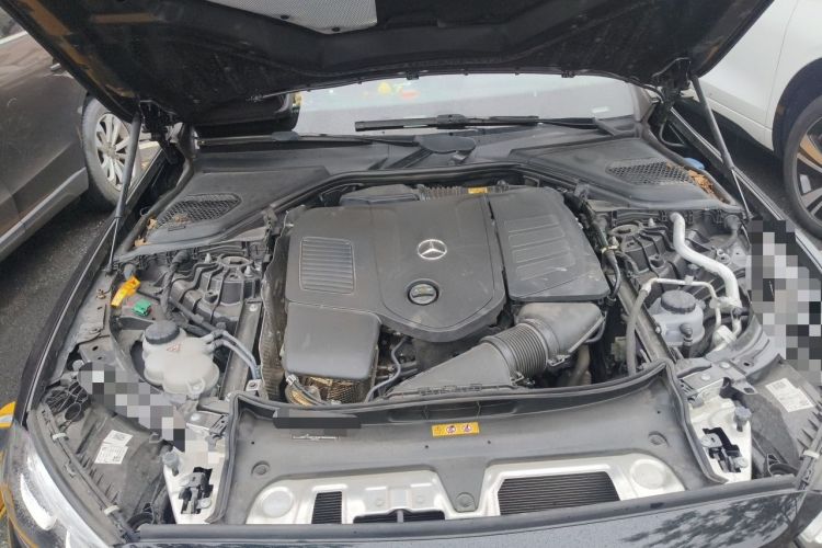 Used Mercedes-Benz E-Class New Energy 2023 E 350 e L Plug-in Hybrid Sedan Engine Bay