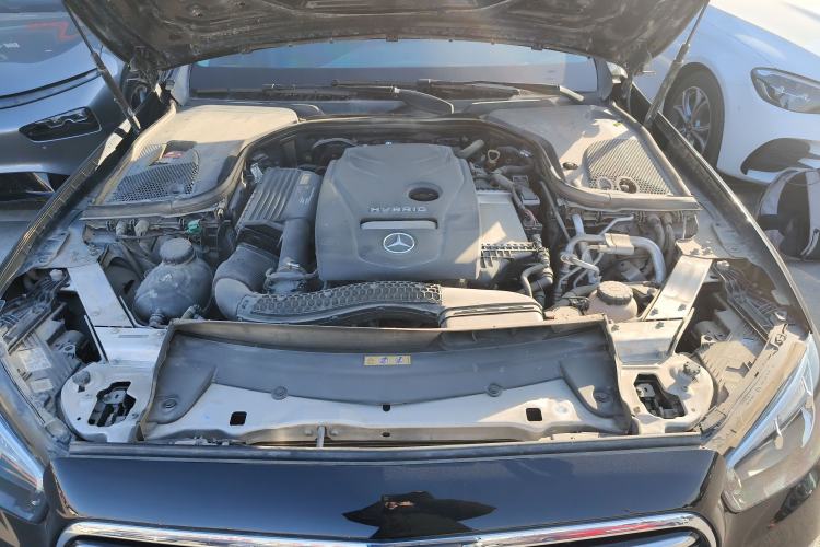 Used Mercedes-Benz E-Class New Energy 2023 E 350 e L Plug-in Hybrid Sedan Engine Bay