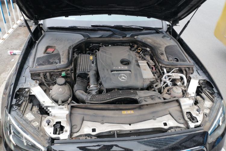 Used Mercedes-Benz E-Class New Energy 2023 E 350 e L Plug-in Hybrid Sedan Engine Bay