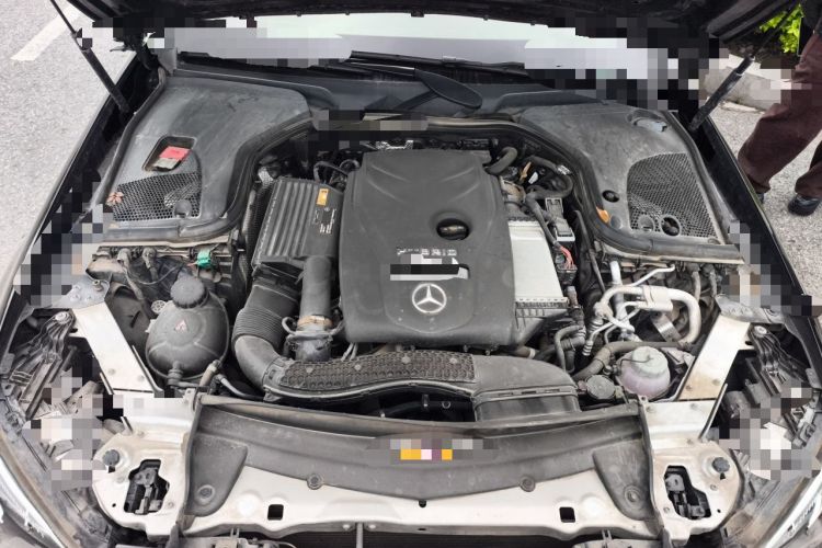 Used Mercedes-Benz E-Class New Energy 2023 E 350 e L Plug-in Hybrid Sedan Engine Bay