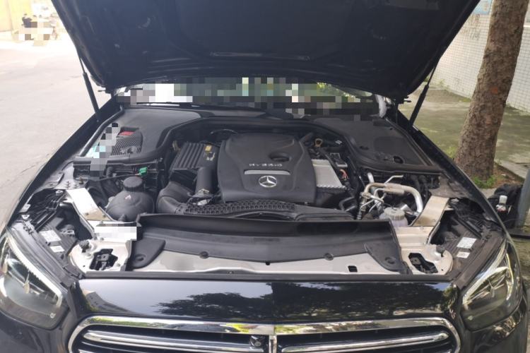 Used Mercedes-Benz E-Class New Energy 2023 E 350 e L Plug-in Hybrid Sedan Engine Bay