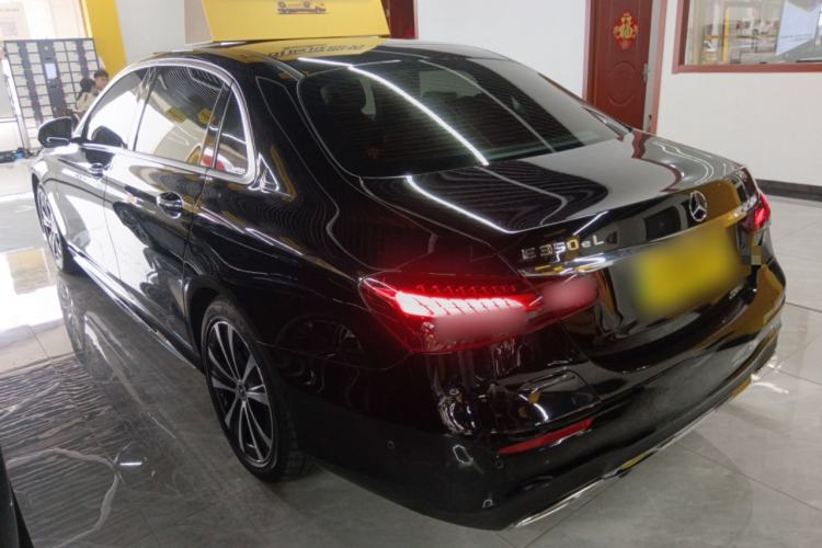 Used Mercedes-Benz E-Class New Energy 2023 E 350 e L Plug-in Hybrid Sports Sedan Exterior 2