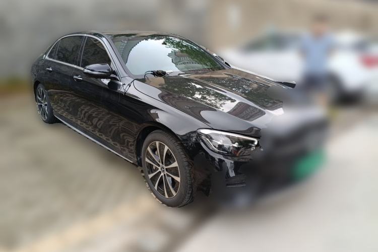 Used Mercedes-Benz E-Class New Energy 2023 E 350 e L Plug-in Hybrid Sports Sedan Front Right 45 Deg