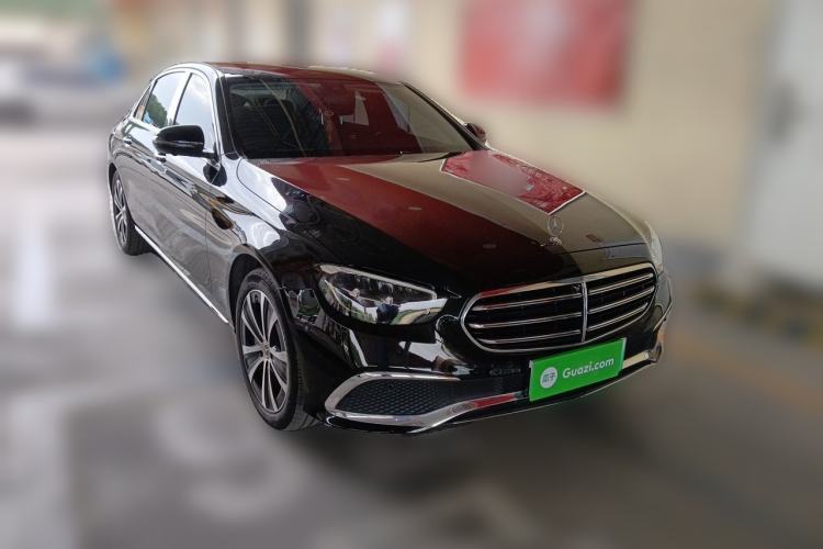Used Mercedes-Benz E-Class New Energy 2023 E 350 e L Plug-in Hybrid Sedan Front Right 45 Deg