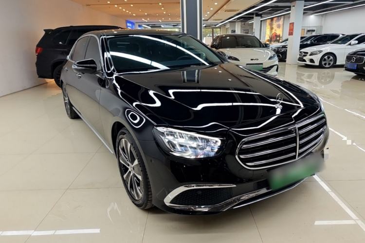 Used Mercedes-Benz E-Class New Energy 2023 E 350 e L Plug-in Hybrid Sedan Front Right 45 Deg