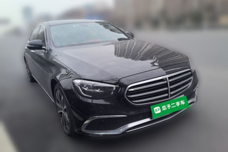 Used Mercedes-Benz E-Class New Energy 2023 E 350 e L Plug-in Hybrid Sedan Front Right 45 Deg