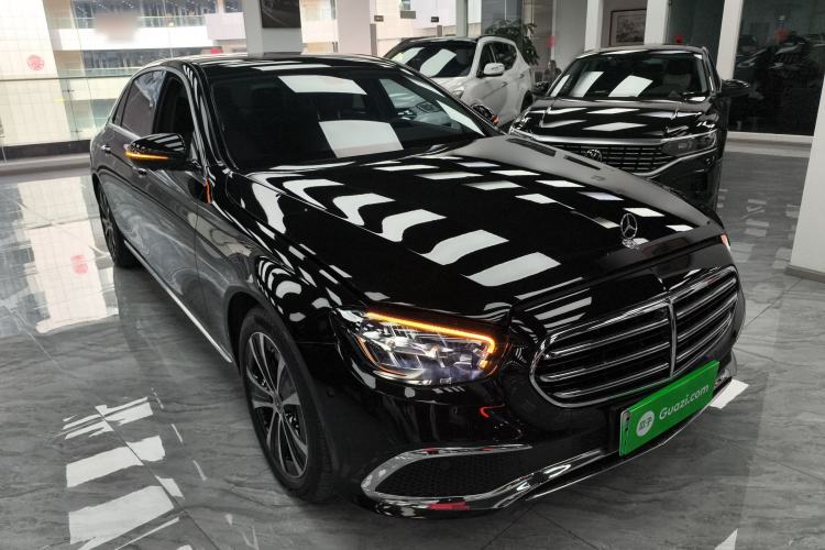 Used Mercedes-Benz E-Class New Energy 2023 E 350 e L Plug-in Hybrid Sedan Front Right 45 Deg