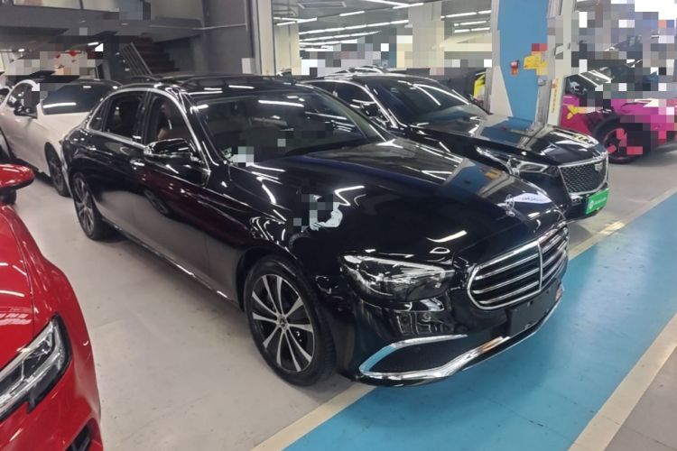 Used Mercedes-Benz E-Class New Energy 2023 E 350 e L Plug-in Hybrid Sedan Front Right 45 Deg