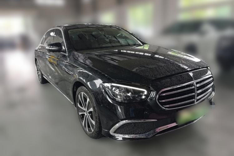 Used Mercedes-Benz E-Class New Energy 2023 E 350 e L Plug-in Hybrid Sedan Front Right 45 Deg