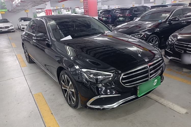Used Mercedes-Benz E-Class New Energy 2023 E 350 e L Plug-in Hybrid Sedan Front Right 45 Deg