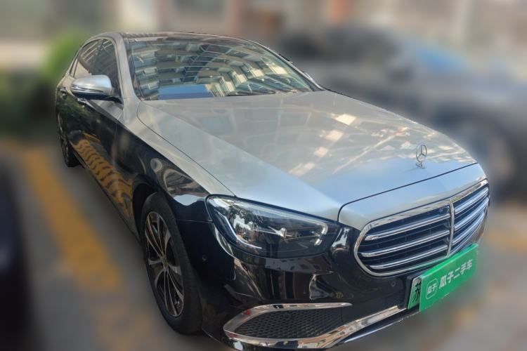 Used Mercedes-Benz E-Class New Energy 2023 E 350 e L Plug-in Hybrid Sedan Front Right 45 Deg