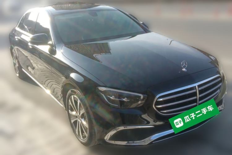 Used Mercedes-Benz E-Class New Energy 2023 E 350 e L Plug-in Hybrid Sedan Front Right 45 Deg