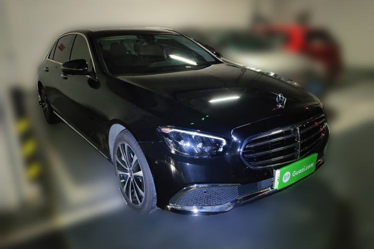 Used Mercedes-Benz E-Class New Energy 2023 E 350 e L Plug-in Hybrid Sedan Front Right 45 Deg