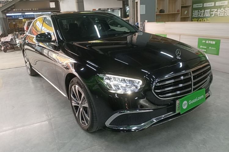 Used Mercedes-Benz E-Class New Energy 2023 E 350 e L Plug-in Hybrid Sedan Front Right 45 Deg