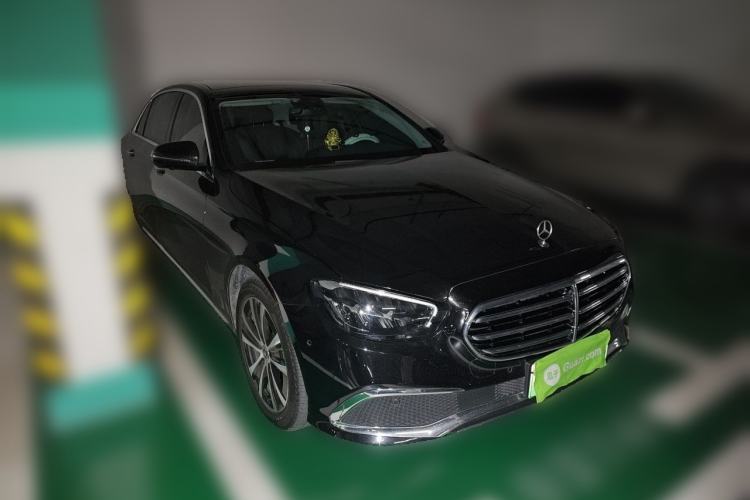 Used Mercedes-Benz E-Class New Energy 2023 E 350 e L Plug-in Hybrid Sedan Front Right 45 Deg