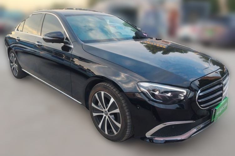 Used Mercedes-Benz E-Class New Energy 2023 E 350 e L Plug-in Hybrid Sedan Front Right 45 Deg