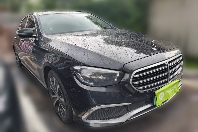 Used Mercedes-Benz E-Class New Energy 2023 E 350 e L Plug-in Hybrid Sedan Front Right 45 Deg