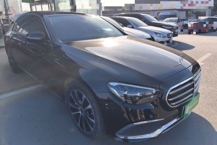 Used Mercedes-Benz E-Class New Energy 2023 E 350 e L Plug-in Hybrid Sedan Front Right 45 Deg
