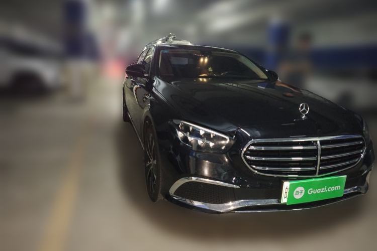 Used Mercedes-Benz E-Class New Energy 2023 E 350 e L Plug-in Hybrid Sedan Front Right 45 Deg