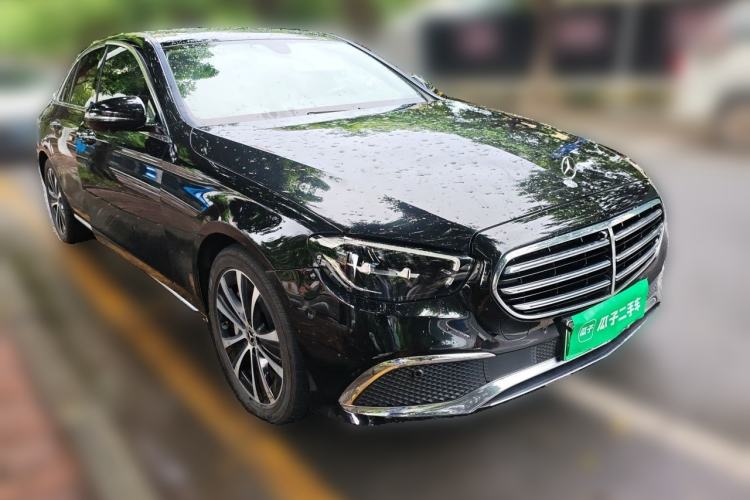 Used Mercedes-Benz E-Class New Energy 2023 E 350 e L Plug-in Hybrid Sedan Front Right 45 Deg