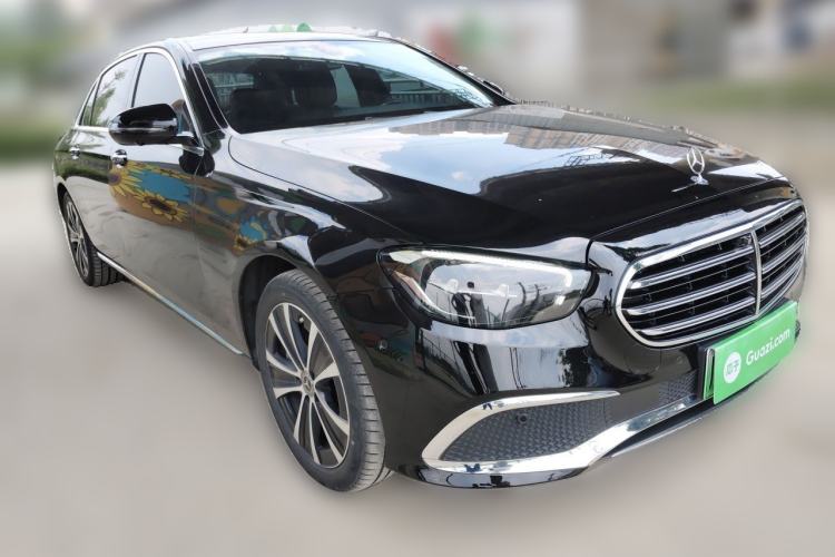 Used Mercedes-Benz E-Class New Energy 2023 E 350 e L Plug-in Hybrid Sedan Front Right 45 Deg