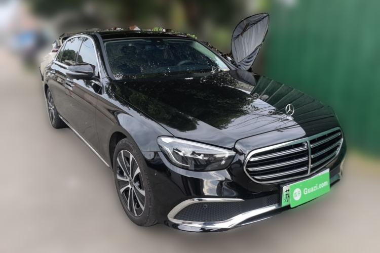 Used Mercedes-Benz E-Class New Energy 2023 E 350 e L Plug-in Hybrid Sedan Front Right 45 Deg