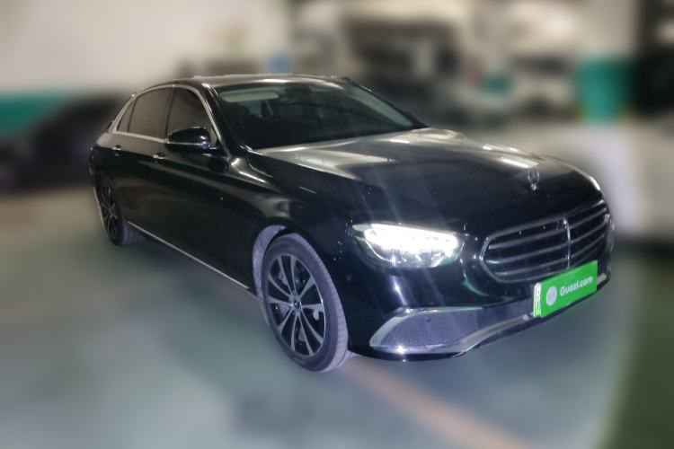Used Mercedes-Benz E-Class New Energy 2023 E 350 e L Plug-in Hybrid Sedan Front Right 45 Deg