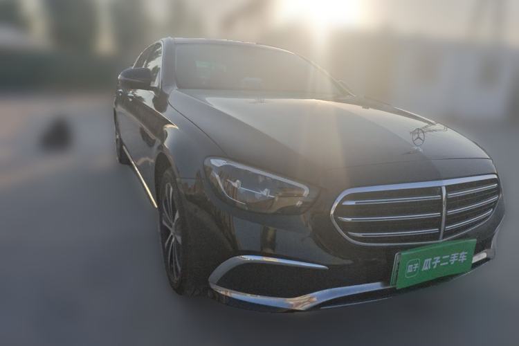 Used Mercedes-Benz E-Class New Energy 2023 E 350 e L Plug-in Hybrid Sedan Front Right 45 Deg