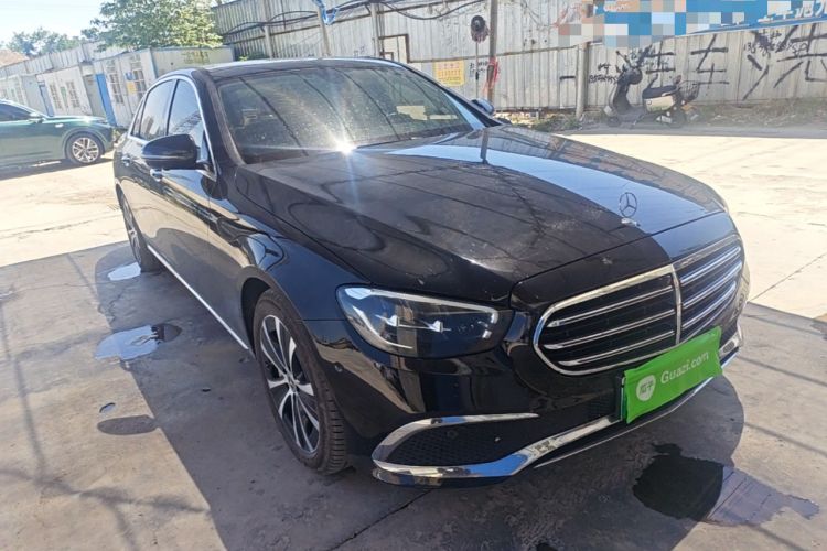 Used Mercedes-Benz E-Class New Energy 2023 E 350 e L Plug-in Hybrid Sedan Front Right 45 Deg